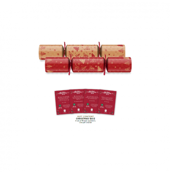11" A Very Merry Christmas Kraft Crackers